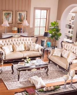 欧式风格别墅客厅沙发效果图片