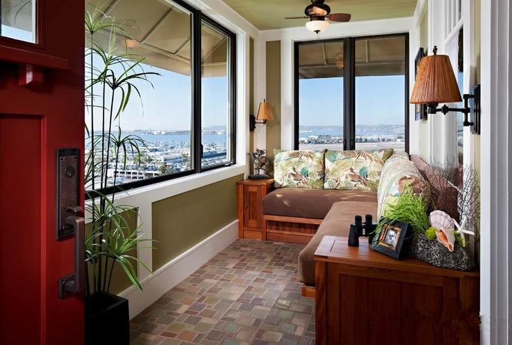 客厅在风水学怎么摆放客厅连阳台装修效果图温馨舒适